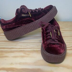 Fenty puma creeper velvet size 7